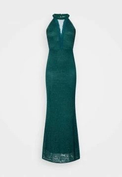 WAL G. HIGH NECK MAXI - Occasion Wear - Forest Green -WAL G. Sales Store 006f1bd5c5544887994cffe4e5210771