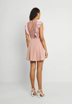WAL G. HUMERA LACE SKATER DRESS - Jersey Dress - Blush Pink -WAL G. Sales Store 017ae33cd5dd4668942f2addbfa6144c