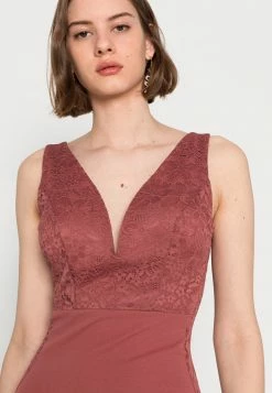 WAL G. TAYLOR V NECK DRESS - Occasion Wear - Dark Mauve Pink -WAL G. Sales Store 01bdc9fe1d5a43ae8b0ce5b1edf1c766