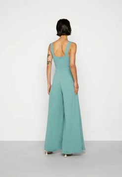 WAL G. JACKIE WIDE LEG - Jumpsuit - Sage Green -WAL G. Sales Store 02c13e02450b491fb9539478167ded7a