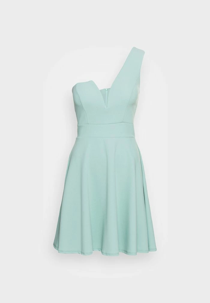 GIGI ONE SHOULDER SKATER DRESS - Cocktail dress / Party dress - mint WAL G. GIGI ONE SHOULDER SKATER DRESS - Cocktail Dress / Party Dress - Mint -WAL G. Sales Store 047cd1f7f4cc46acab18bb12a783e7a2