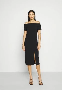 WAL G. LOVE OFF THE SHOULDER MIDI DRESS - Shift Dress - Black