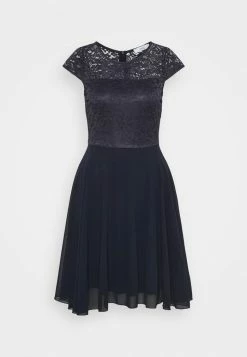 WAL G. PEYTON SKATER DRESS - Cocktail Dress / Party Dress - Navy -WAL G. Sales Store 05c3f670c32f4a668ade25498a1a084e