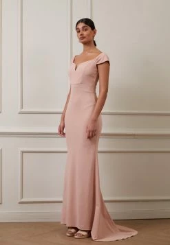WAL G. WGXZL WEDDING - SWEETHEART OFF THE SHOULDER MAXI DRESS - Occasion Wear - Blush Pink