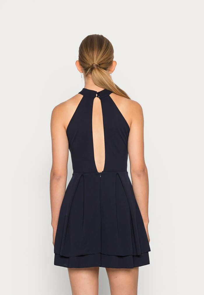 CHERYL HALTER NECK SKATER DRESS - Day dress - navy blue WAL G. CHERYL HALTER NECK SKATER DRESS - Day Dress - Navy Blue -WAL G. Sales Store 0a56e4a517a84bdf9d29564172993db1