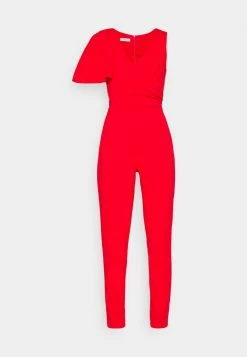 WAL G. BRINNY ONE SLEEVE - Jumpsuit - Red 4 WAL G. BRINNY ONE SLEEVE - Jumpsuit - Red -WAL G. Sales Store 0b1be55c5ce9451893df091282f09996