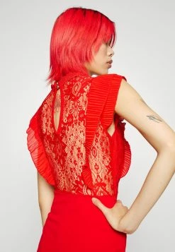 WAL G. TAMMY MIDI DRESS - Shift Dress - Red -WAL G. Sales Store 0bc039eac239475fa8876ee4ec13510d