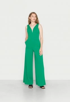 WAL G. WGXZL WEDDING V NECK JUMPSUIT - Jumpsuit - Leaf Green