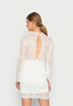 WAL G. DETAIL MINI DRESS - Cocktail Dress / Party Dress - White -WAL G. Sales Store 0d0f9860de1749a5855fec96b88205ea