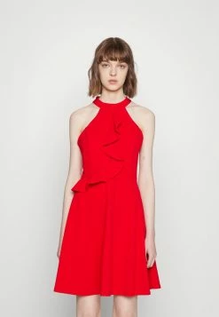 WAL G. BILLY FRILL DRESS - Cocktail Dress / Party Dress - Red