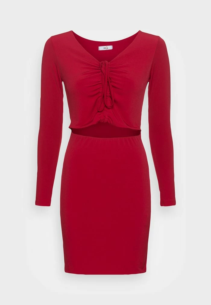 TINA CUT OUT MINI DRESS - Cocktail dress / Party dress - cherry red WAL G. TINA CUT OUT MINI DRESS - Cocktail Dress / Party Dress - Cherry Red -WAL G. Sales Store 0e8b4e51b3524ca28550b345e62d0234