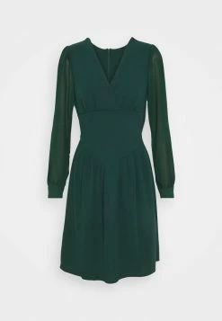 WAL G. BELLA SLEEVE SKATER DRESS - Cocktail Dress / Party Dress - Emerald Green -WAL G. Sales Store 0ef0eff3de8b425aaa0828c09d5a0a55