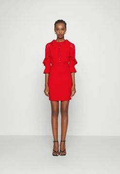 WAL G. MARLEE FRILL DRESS - Cocktail Dress / Party Dress - Red