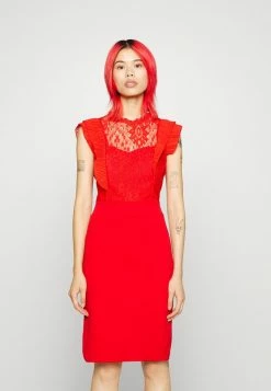 WAL G. TAMMY MIDI DRESS - Shift Dress - Red