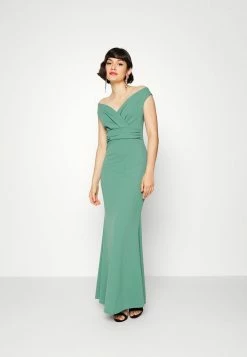 WAL G. ANDREW OFF SHOULDER MAXI DRESS - Occasion Wear - Sage Green