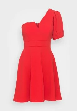 WAL G. ZALORA ONE SLEEVE SKATER DRESS - Jersey Dress - Red -WAL G. Sales Store 102413abd0e64526b67c3dee16b462af