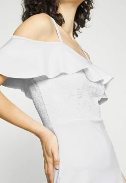 WAL G. EMAAN MIDI DRESS - Jersey Dress - White -WAL G. Sales Store 1269f89d97a342719cf0759a58e9d19e