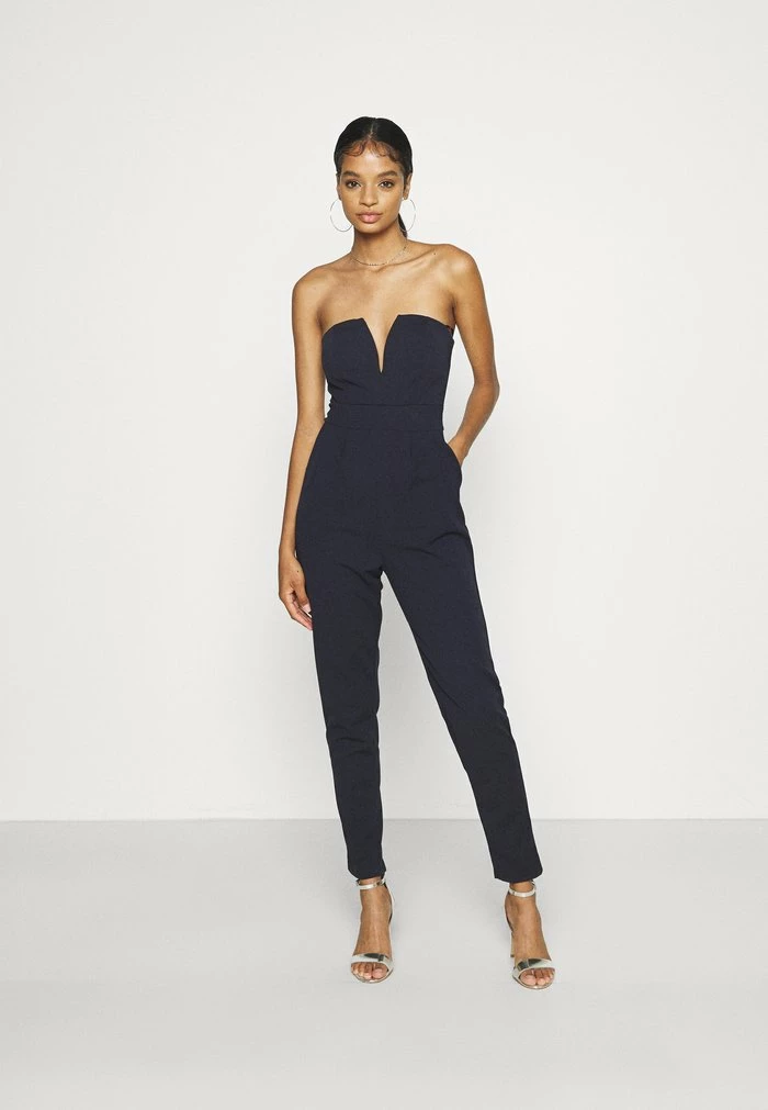 DEAN CUPPED - Jumpsuit - navy blue WAL G. DEAN CUPPED - Jumpsuit - Navy Blue -WAL G. Sales Store 15c13e2245c5417d9cc41455b911f311