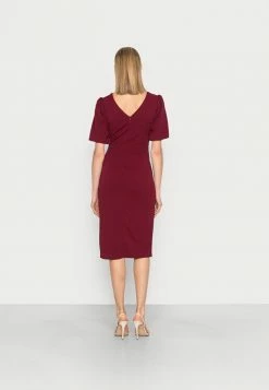 WAL G. COLE SLEEVE MIDI DRESS - Jersey Dress - Berry Wine -WAL G. Sales Store 1621014c7b904f318a86f562d089d328