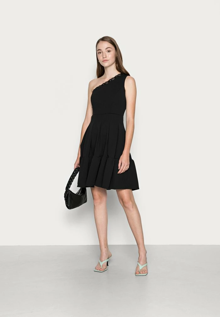 JANINE SKATER DRESS - Jersey dress - black WAL G. JANINE SKATER DRESS - Jersey Dress - Black -WAL G. Sales Store 167e49de348d463eb9d8e2cb8246c5de