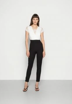 WAL G. TWO TONE SLEEVE - Jumpsuit - Black/white