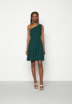 WAL G. JANINE SKATER DRESS - Jersey Dress - Forest Green