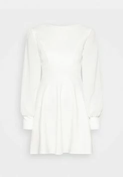 WAL G. KAT SLEEVE DRESS - Day Dress - White -WAL G. Sales Store 1869c1a8e0454be8baaaa5ba07e9faab