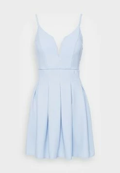 WAL G. APRIL SKATER DRESS - Jersey Dress - Baby Blue -WAL G. Sales Store 1873542fa6f7484cbc38389f50d80811