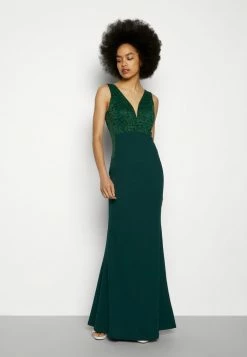 WAL G. TAYLOR V NECK DRESS - Occasion Wear - Forest Green 3 WAL G. TAYLOR V NECK DRESS - Occasion Wear - Forest Green -WAL G. Sales Store 18754df7961d49ec8e6635cacdd8ec00