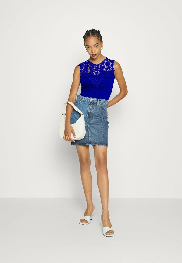 Top - electric blue WAL G. Top - Electric Blue -WAL G. Sales Store 1921a1091ae04f05bbaf8445a67d3ce2