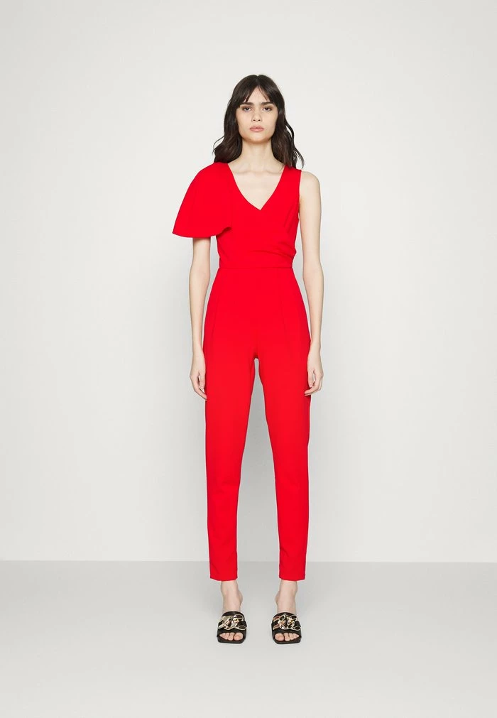 BRINNY ONE SLEEVE - Jumpsuit - red WAL G. BRINNY ONE SLEEVE - Jumpsuit - Red -WAL G. Sales Store 198f47bcb4894751bdd24b6e73a54beb