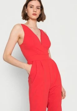 WAL G. V NECK - Jumpsuit - Coral 4 WAL G. V NECK - Jumpsuit - Coral -WAL G. Sales Store 1b30faf2975e4fa18410ab4627ba275b