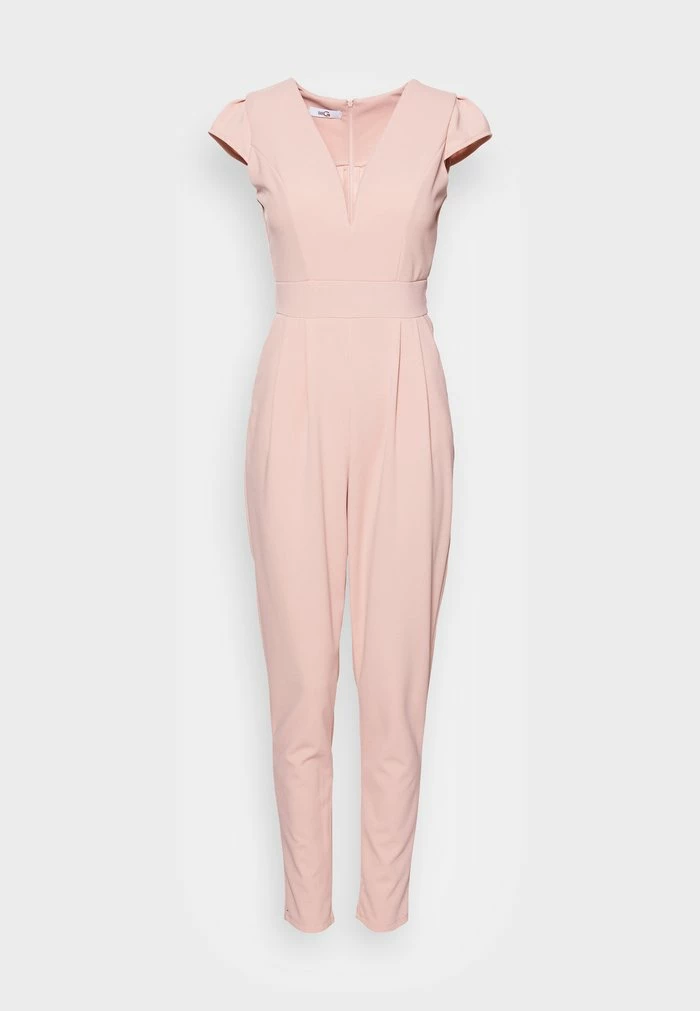 SHORT SLEEVE V NECK - Jumpsuit - blush pink WAL G. SHORT SLEEVE V NECK - Jumpsuit - Blush Pink -WAL G. Sales Store 1c530889d01d4d30b50d16d99f4eff12