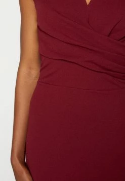 WAL G. KAI OFF THE SHOULDER MAXI DRESS - Occasion Wear - Berry Wine -WAL G. Sales Store 1da247ba224f409baa9e650f73da17b9