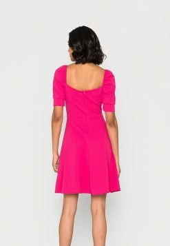 WAL G. MANYA SQUARE NECK SKATER DRESS - Cocktail Dress / Party Dress - Dark Fushia -WAL G. Sales Store 1fa0da3ac2a545df8d16ddc175b1568b