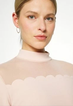 WAL G. WGXZL WEDDING - FRANKA HIGH NECK MESH MIDI DRESS - Cocktail Dress / Party Dress - Blush Pink -WAL G. Sales Store 20391619485f45e18075210fdc837997