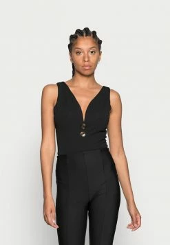 WAL G. TORTOISE BUTTON BODY - Top - Black