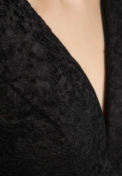 WAL G. V NECK MIDI DRESS - Shift Dress - Black -WAL G. Sales Store 20d138f619d646a88df3bcdf0e9c9315