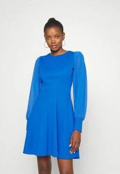 WAL G. KAT SLEEVE DRESS - Day Dress - Electric Blue