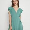 WAL G. JESSIE SKATER DRESS - Day Dress - Sage Green