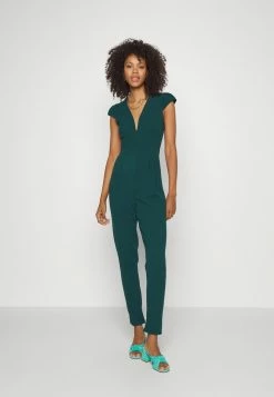 WAL G. SHORT SLEEVE V NECK - Jumpsuit - Forest Green