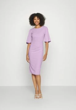 WAL G. WGXZL WEDDING - ONLY YOU PUFF SLEEVE MIDI DRESS - Cocktail Dress / Party Dress - Lavender