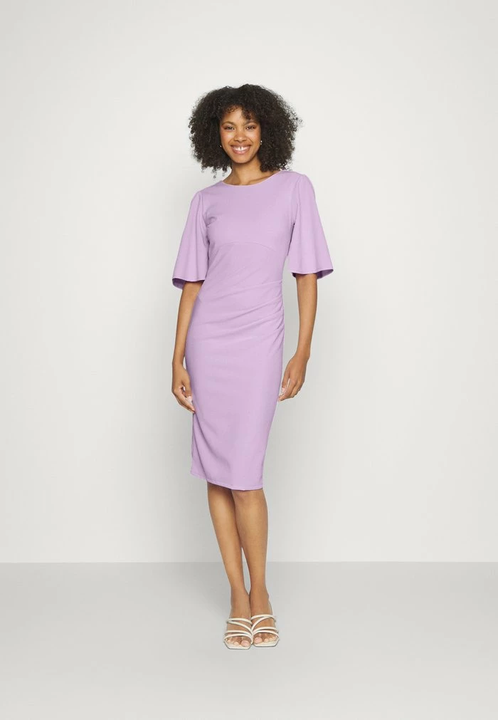 WGXZL WEDDING - ONLY YOU PUFF SLEEVE MIDI DRESS - Cocktail dress / Party dress - lavender WAL G. WGXZL WEDDING - ONLY YOU PUFF SLEEVE MIDI DRESS - Cocktail Dress / Party Dress - Lavender -WAL G. Sales Store 243b3d46d22e4955a331f57949489d92