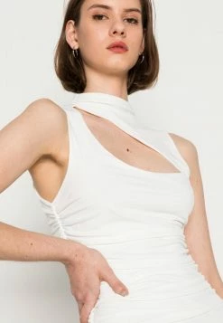 WAL G. TIMMY MIDI DRESS - Shift Dress - White -WAL G. Sales Store 24f1971efe4e4635897fd24ef9d83c1b