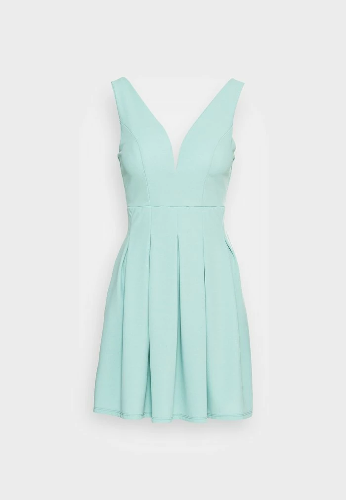 PLEATED FIT AND FLARE - Cocktail dress / Party dress - mint WAL G. PLEATED FIT AND FLARE - Cocktail Dress / Party Dress - Mint -WAL G. Sales Store 25d6f94e62804b6097325d3300f91c73