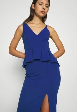 WAL G. SWEENY PEPLUM MIDI DRESS - Jersey Dress - Electric Blue 3 WAL G. SWEENY PEPLUM MIDI DRESS - Jersey Dress - Electric Blue -WAL G. Sales Store 260629dfb41642e1ab08d493e8104087