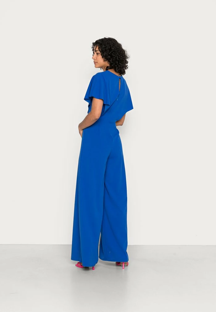 WGXZL WEDDING - BETTY V NECK WRAP JUMPSUIT - Jumpsuit - electric blue WAL G. WGXZL WEDDING - BETTY V NECK WRAP JUMPSUIT - Jumpsuit - Electric Blue -WAL G. Sales Store 26da97695e2e41c29e9feb322f57a820
