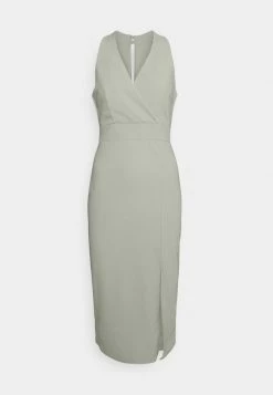 WAL G. ANDY MIDI DRESS - Cocktail Dress / Party Dress - Pearl Grey -WAL G. Sales Store 2760e23ec1d8430cb9fe8cf9d86da120