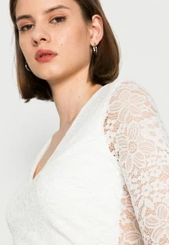 WAL G. BLAKE LONG SLEEVE MIDI DRESS - Shift Dress - Black/white -WAL G. Sales Store 28975733cbf74036b9facbf3a8adb696