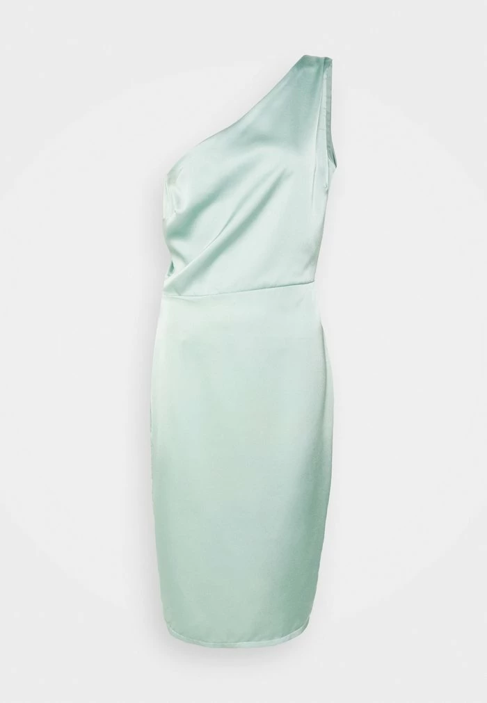 WGXZL WEDDING - JOY ONE SHOULDER RUFFLE MIDI DRESS - Cocktail dress / Party dress - mint WAL G. WGXZL WEDDING - JOY ONE SHOULDER RUFFLE MIDI DRESS - Cocktail Dress / Party Dress - Mint -WAL G. Sales Store 28c18181cae044338935f8f1580ef7c6